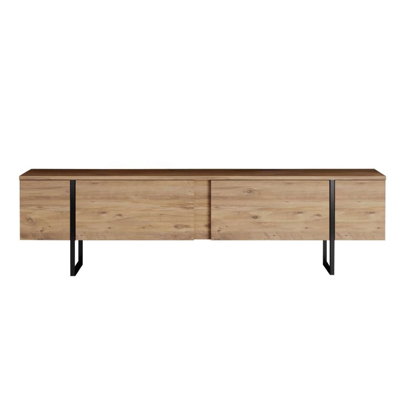 TV Stand Luxe - Atlantic Pine, Black Atlantic Pine
Black