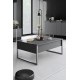 Τραπέζι Σαλονιού - Luxe - Χρώμα Ανθρακί Silver 90x60x40εκ Τραπέζι Σαλονιού - Luxe - Χρώμα Ανθρακί Silver 90x60x40εκ