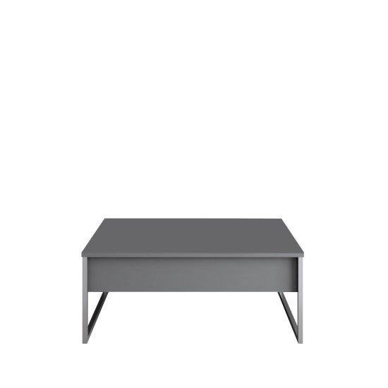 Τραπέζι Σαλονιού - Luxe - Χρώμα Ανθρακί Silver 90x60x40εκ Τραπέζι Σαλονιού - Luxe - Χρώμα Ανθρακί Silver 90x60x40εκ