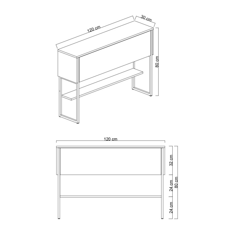 Dresser Luxe - Black, Anthracite Black
Anthracite