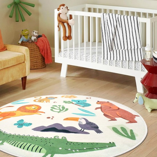 Rug (100 x 100) Woopamuk109 White Conceptum Hypnose Rug (100 x 100) Woopamuk109 White