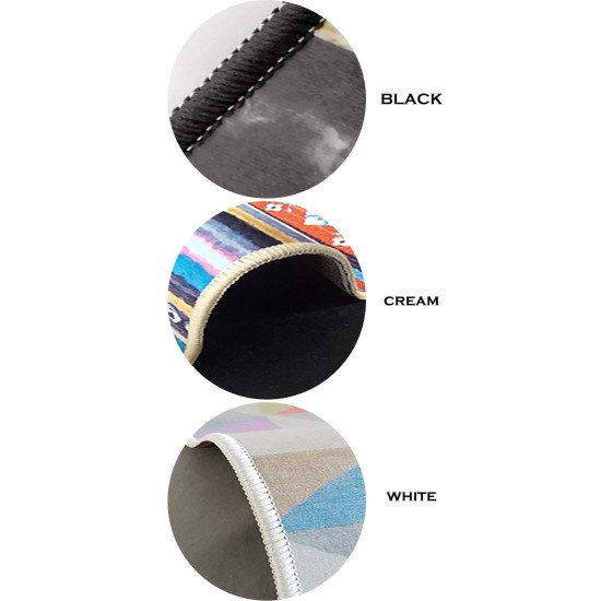 Rug (100 x 100) Woopamuk109 White Conceptum Hypnose Rug (100 x 100) Woopamuk109 White