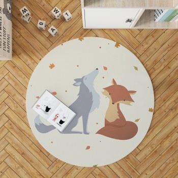 Rug (90 x 90) Woopamuk143 White