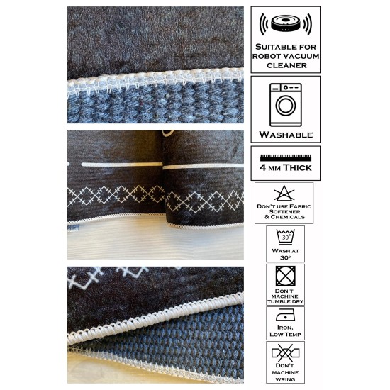 Rug (100 x 100) Woopamuk150 White Conceptum Hypnose Rug (100 x 100) Woopamuk150 White