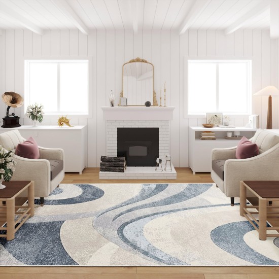 Rug (160 x 230) Woopamuk275 Blue Conceptum Hypnose Rug (160 x 230) Woopamuk275 Blue