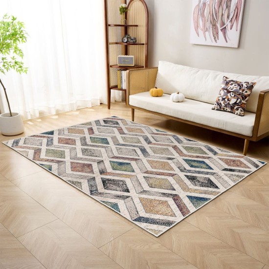 Rug (120 x 180) Woopamuk393 Multicolor Conceptum Hypnose Rug (120 x 180) Woopamuk393 Multicolor