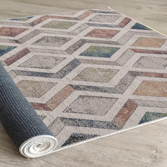 Rug (120 x 180) Woopamuk393 Multicolor Conceptum Hypnose Rug (120 x 180) Woopamuk393 Multicolor