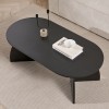 Coffee Table Melina - Wood Black Wood Black