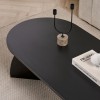 Coffee Table Melina - Wood Black Wood Black