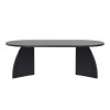 Coffee Table Melina - Wood Black Wood Black