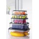 Hermia Storage Box Set (5 Pieces) EMBSEF05-3581321 Transparent