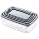 Hermia Storage Box Set (5 Pieces) EMBSEF05-3581321 Transparent