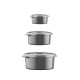 Storage Box Set (12 Pieces) SILANT12-512 Anthracite Hermia Storage Box Set (12 Pieces) SILANT12-512 Anthracite