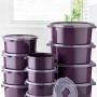 Storage Box Set (12 Pieces) SILPUR12-512 Purple