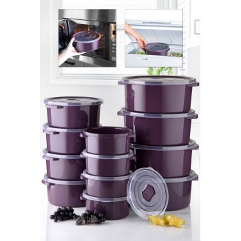 Storage Box Set (12 Pieces) SILPUR12-512 Purple