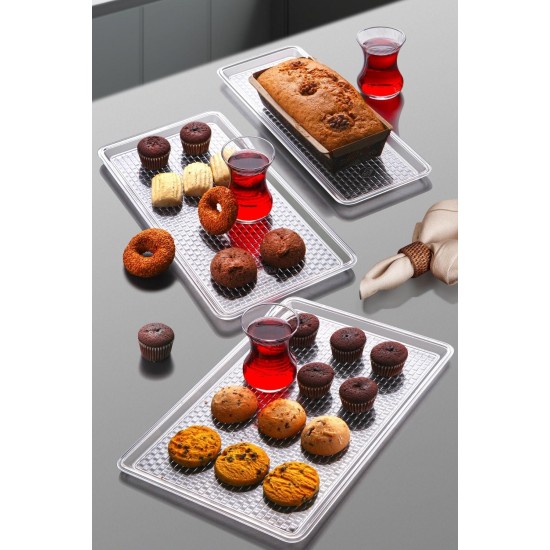 Cake Serving Plate CLRKS-3 Transparent