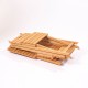 Garden Table & Chairs Set (3 Pieces) My001 Brown