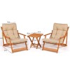 Garden Table & Chairs Set (3 Pieces) My007 Brown
Cream