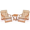 Garden Table & Chairs Set (3 Pieces) My007 Brown
Cream