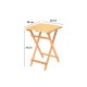 Garden Table My020 Brown Garden Table My020 Brown