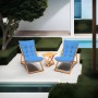 Garden Table & Chairs Set (3 Pieces) My005 - Blue Blue
Natural