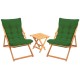 Garden Table & Chairs Set (3 Pieces) My005 - Green Green 
Natural