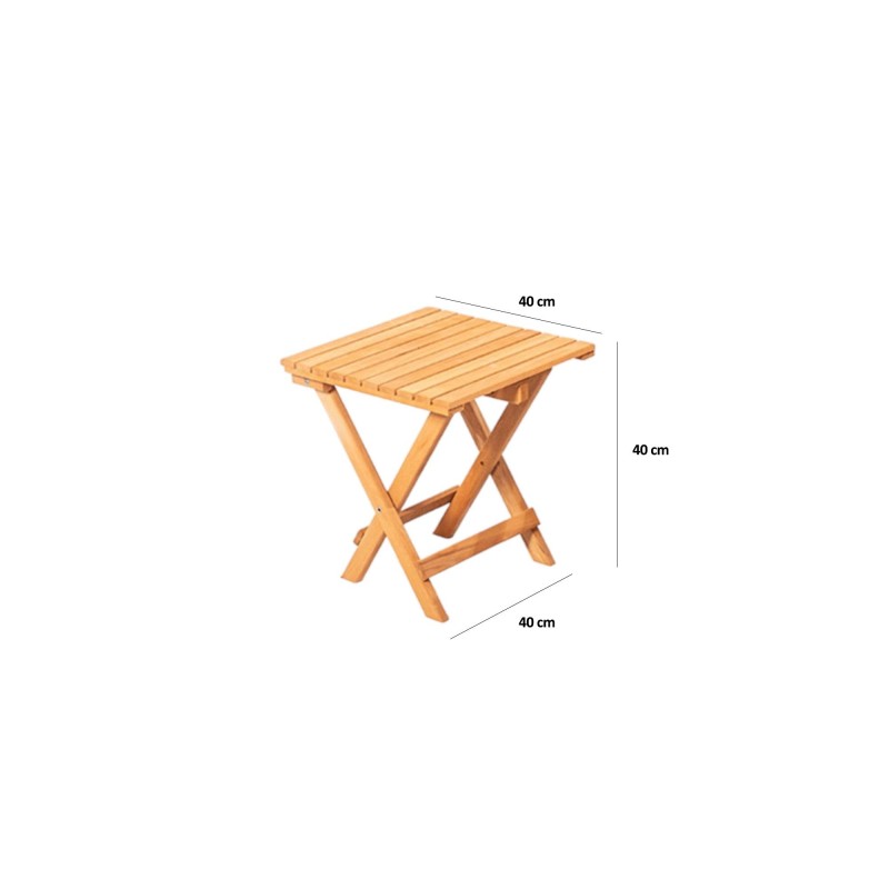 Garden Table & Chairs Set (3 Pieces) My005 - Brown Brown
Natural