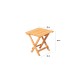 Garden Table & Chairs Set (3 Pieces) My005 - Brown Brown
Natural