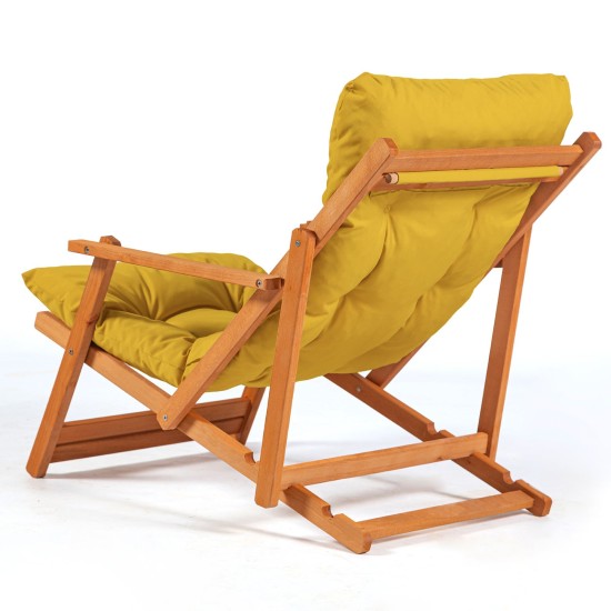 Garden Table & Chairs Set (3 Pieces) My007 - Yellow Yellow
Natural