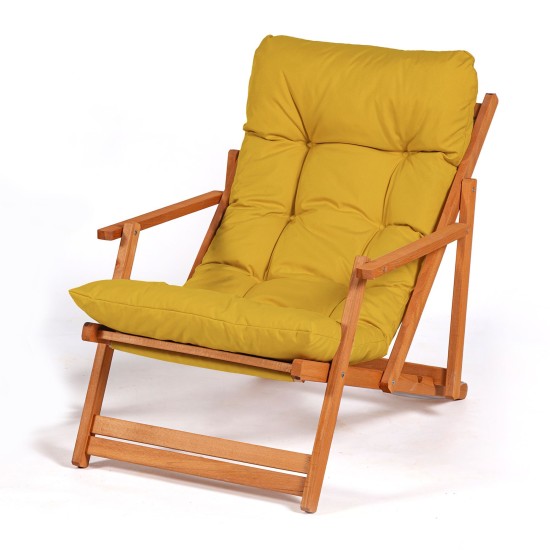 Garden Table & Chairs Set (3 Pieces) My007 - Yellow Yellow
Natural