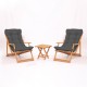 Garden Table & Chairs Set (3 Pieces) My007 - Grey Grey
Natural
