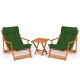 Garden Table & Chairs Set (3 Pieces) My007 - Green Green
Natural Garden Table & Chairs Set (3 Pieces) My007 - Green Green
Natural
