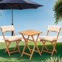 Garden Table & Chairs Set (3 Pieces) My001A Natural
Cream