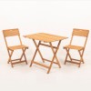 Garden Table & Chairs Set (3 Pieces) My003A Natural
Cream