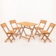 Garden Table & Chairs Set (5 Pieces) My004A Natural
Cream