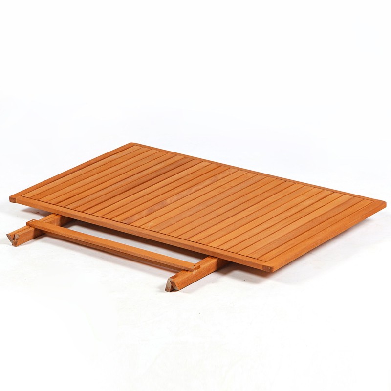 Σετ Τραπεζαρίας Κήπου (5 Τεμάχια) My009 - Karla - Χρώμα Φυσικό Οξιάς Cream