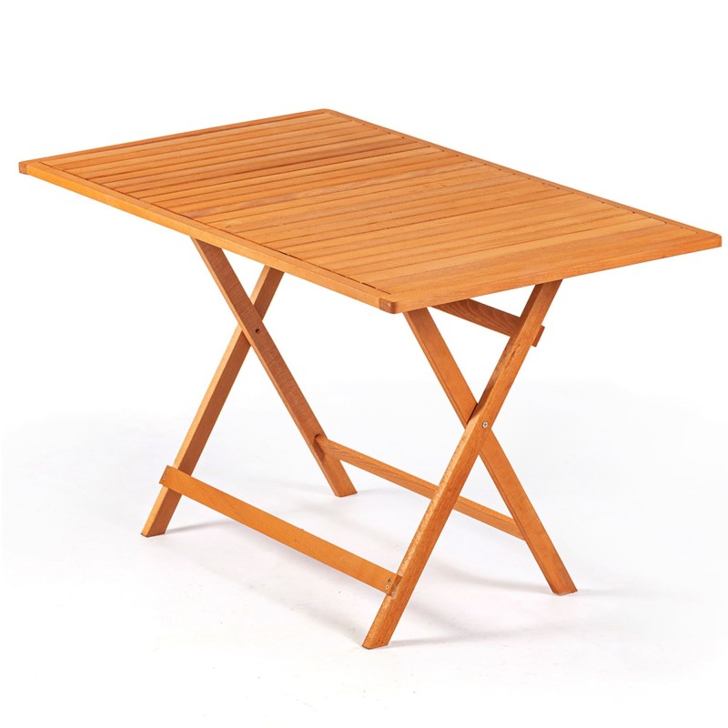 Σετ Τραπεζαρίας Κήπου (5 Τεμάχια) My009 - Karla - Χρώμα Φυσικό Οξιάς Cream