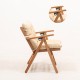 Garden Table & Chairs Set (3 Pieces) My025 Natural
Cream