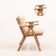 Garden Table & Chairs Set (3 Pieces) My025 Natural
Cream
