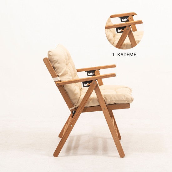 Garden Chair MYL04 - Cream Cream