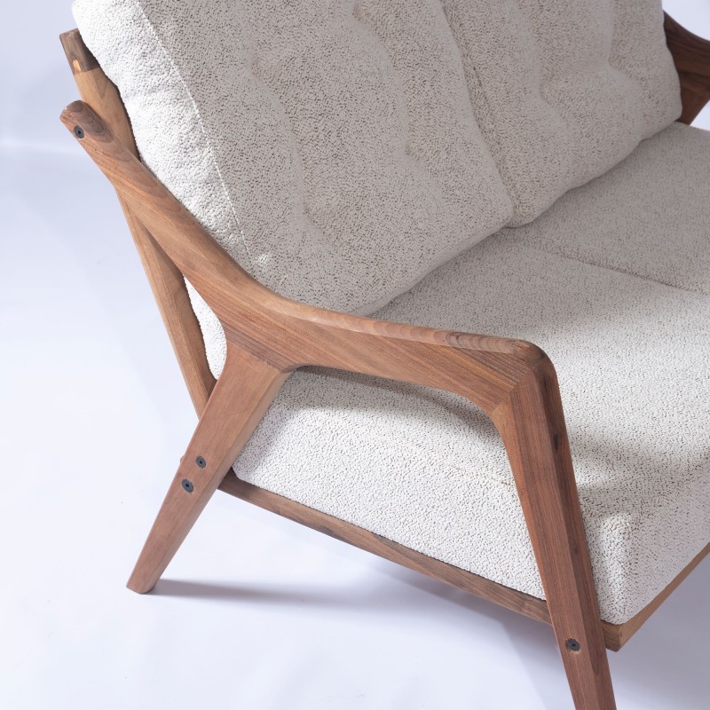 Garden Table & Chairs Set (4 Pieces) MYC01 Cream