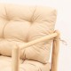 Garden Table & Chairs Set (3 Pieces) MYG02 - Cream Cream Garden Table & Chairs Set (3 Pieces) MYG02 - Cream Cream