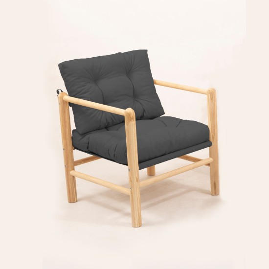 Garden 1-Seat Sofa MYG03 - Anthracite Anthracite