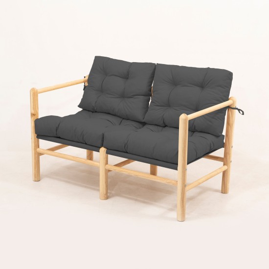 Garden 2-Seat Sofa MYG04 - Anthracite Anthracite