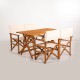 Garden Table & Chairs Set (5 Pieces) MYR01 Cream