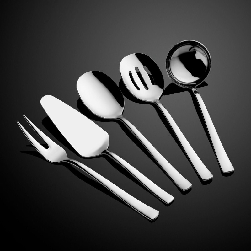 Service Set (5 Pieces) Ella - Silver Silver