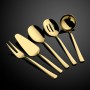Service Set (5 Pieces) Ella Titanium - Gold Gold