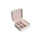 PU Leather Jewellery Box White White Aberto Design PU Leather Jewellery Box White White