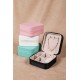 PU Leather Jewellery Box White White Aberto Design PU Leather Jewellery Box White White