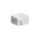 PU Leather Jewellery Box White White Aberto Design PU Leather Jewellery Box White White
